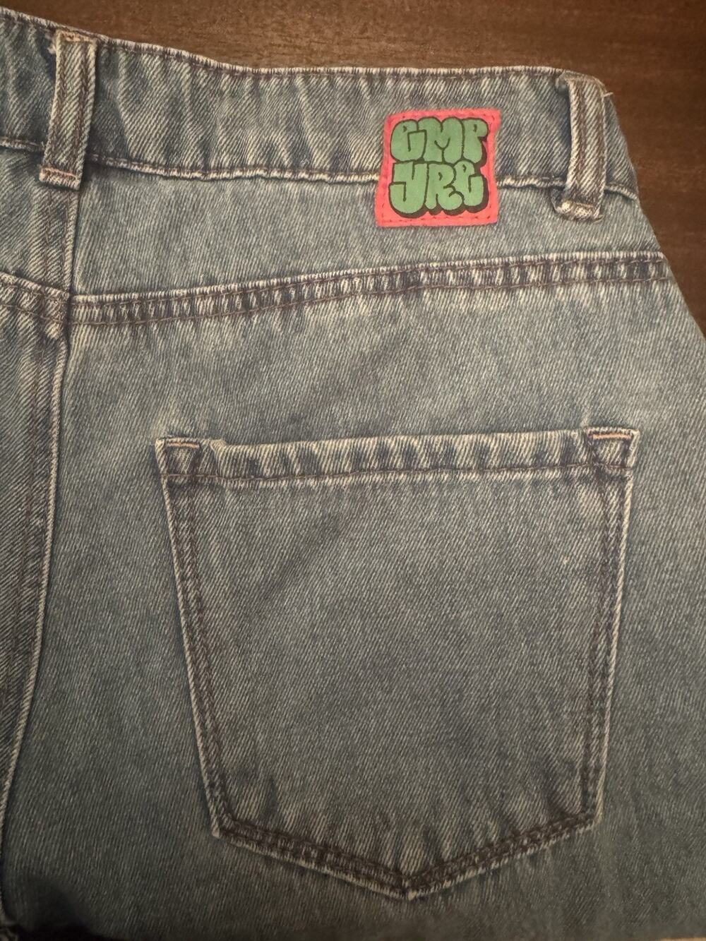 Empyre Tori Denim Jeans Juniors 0 Loose Baggy Skateboard Streetwear Bubble Logo